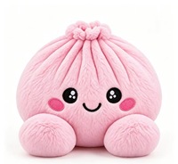 Peluche souple en forme de boulette, jouet de décompression mignon de dessin animé, boîte mystère, ensemble de figurines vapeur, idées cadeaux d'anniversaire pour enfants