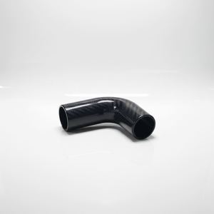 SHENYU Tubos de Codo de Fieltro de Carbono 3K (Ángulos de 45/90/Personalizados) de 5mm de Grosor con Acabado Brillante para Admisión de Aire de Coche e Industrial - Product Image 2