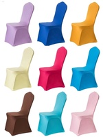 Housse de chaise extensible en polyester et élasthanne turquoise pour mariages, réceptions, événements, hôtels, restaurants