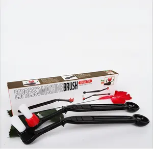 Espresso Machine Cleaning Brush 2 in 1 with color box