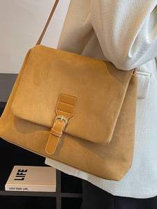 Nuevo Bolso Cuadrado Pequeño Coreano, Otoño Invierno, Textura Vintage, Bolso de Mujer, de Hombro, Casual, Bandolera - Product Image 4