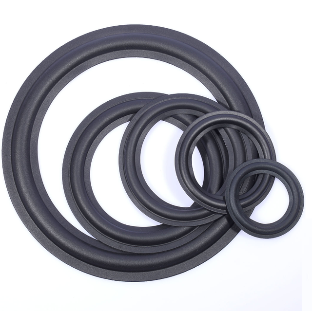 3" 4 "5" 6" 7" 8" 10" 12 " Rubber Speaker Edge Surround Rings Perforated Subwoofer Rings Replacement Parts for Speaker Repair