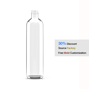 Personalizable 375ml 700ml Super Flint Glass Spirits Botella Brandy <span class=keywords><strong>Gin</strong></span> Venta al por mayor Diseño Serigrafía Soporte Difusor Almacenamiento - Product Image 1