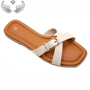 Estate alla moda nuovo tipo <span class=keywords><strong>di</strong></span> <span class=keywords><strong>pantofole</strong></span> da donna più vendute ogni giorno a punta aperta a punta quadrata - Product Image 3