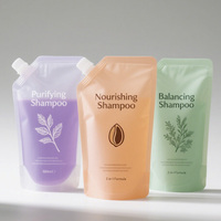 Sac Doypack imprimé personnalisé emballage de détergent de lessive de shampooing savon liquide pour les mains pochette à bec verseur