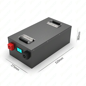 Lifepo4-Batería de ciclo profundo de 48V y 100Ah, con Balance activo inteligente, 200A, BMS, para carros de Golf, AGV, carretilla elevadora - Product Image 3