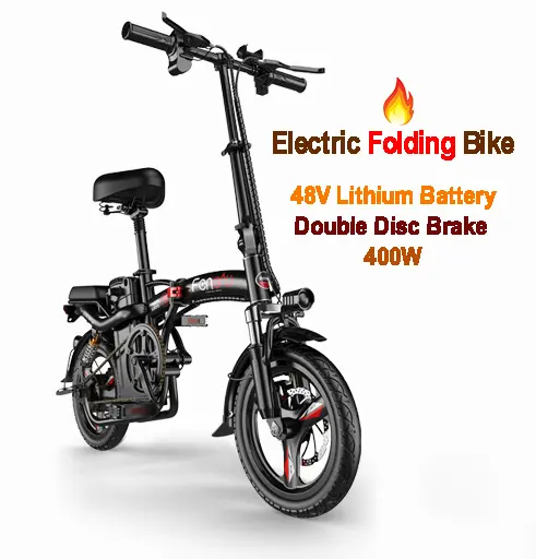 Bicicletta elettrica pieghevole ad assorbimento completo di Shock caldo con batteria al litio rimovibile da 48v bici pieghevole elettrica per adulti all'ingrosso