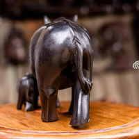 Sculpture tribale en bois sculptée à la main RENART AFRIKAN Congo DR, art africain vintage