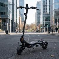 Trottinette Électrique de Course Pliable Étanche à Double Moteur 3000W, Batterie 21AH, Pneus 10*3.5 Pouces, Cadre en Alliage d'Aluminium Forgé Complet