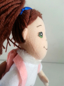 Juguetes de peluche personalizados hechos a mano para niñas, hermosa muñeca de peluche para niñas - Product Image 5