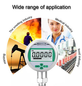 Transdutor De Pressão Portátil De Strain Gauge Resistente A Corrosivos De Aço Inoxidável Quick Connect Pressure Gauge - Product Image 6