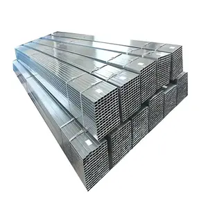 Hot Dipped Galvanized Gi Steel Pipes Pre Galvanized Rectangular Tube 4X4 Q235B A36 A53 Galvanized Steel Square Pipe