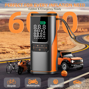 ปั๊มลมดิจิตอลไร้สายแบบพก<span class=keywords><strong>พา</strong></span>สำหรับรถยนต์ มอเตอร์ไซค์ จักรยาน รถบรรทุก 150 PSI พร้อมไฟ LED ระบบ<span class=keywords><strong>หยุด</strong></span>อัตโนมัติ แบตเตอรี่ 6000mAh/7800mAh กำลังไฟ 120W เครื่องสูบลมยาง - Product Image 4