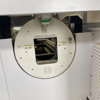 Machine de découpe laser à fibre pour tubes, alimentation entièrement automatique, 3000 W, vitesse de coupe rapide, pour aluminium