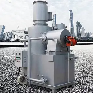 500 kg dumansız wasmo tıbbi büyük atık yakma makinesi her gün çöp yakma fırını tıbbi atık yakıcısı atık yakma makinesi