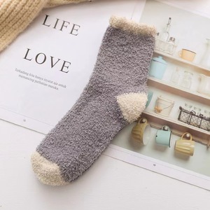 Hj Thiết Kế Mới Mùa Đông Dày Vớ Ấm Rắn Len Vớ Mùa Đông Với <span class=keywords><strong>Fluff</strong></span> Cho Phụ Nữ Giữ Ấm Bên Ngoài - Product Image 6