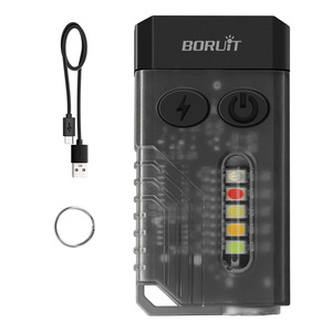 <span class=keywords><strong>Boruit</strong></span> V10 alta potencia 1000 lúmenes 12 modos Edc <span class=keywords><strong>linterna</strong></span> recargable con llavero - Product Image 4