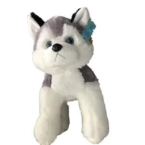 2024 New Design Lovely Hot Sale Custom Plush Puppy Realistic Stuffed Soft Dog Doll Set Custom