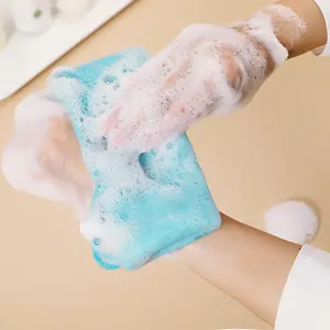 Sac en filet pour savon, sac exfoliant pour le lavage du visage, pochette à savon, filet moussant pour lait nettoyant pour le visage, pour la création de bulles - Product Image 4