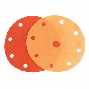 Disco de Lijado Ttake de 15 Orificios, Grano 2500, Soporte de Película con Respaldo de Velcro - Product Image 2