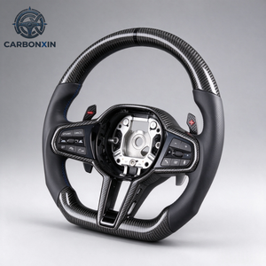 Volant chauffant personnalisé en fibre de carbone pour Toyota A90 GR Supra MK4 MK5 G80 2019 2020 2021 2022 2023 2024 2025 2026 - Product Image 6