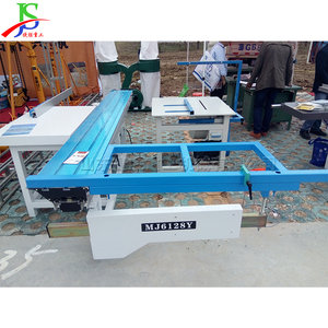 Sierra de corte estable con guía de barra redonda, diámetro de hoja de sierra de 300 mm para proyectos de corte <span class=keywords><strong>longitudinal</strong></span> <span class=keywords><strong>y</strong></span> <span class=keywords><strong>transversal</strong></span> de paneles de madera - Product Image 3