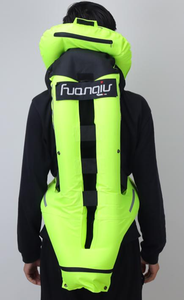 Gilet airbag moto avec bandes réfléchissantes – Tenue de course pour une conduite nocturne plus sûre avec protection dorsale - Product Image 5
