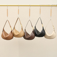 Sac bandoulière en cuir de vachette pour femme, nouveau style 2025, en cuir véritable, à sangle unique, doublure polyester, sac à l'épaule polyvalent et tendance