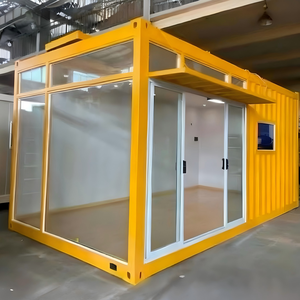 Casa Contenedor Prefabricada de Diseño, con Fachada de Vidrio de Lujo, Modular, para Agencia Creativa y Oficina - Product Image 1