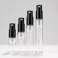 Flacon de parfum en verre vide rechargeable avec atomiseur à pompe, conteneur de parfum de voyage, boîte cadeau portable pour huiles essentielles, OEM ODM