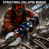 Nouveauté : Cisaille hydraulique anti-rouille pour pompiers, équipement de sauvetage en cas d'accident, certification CE