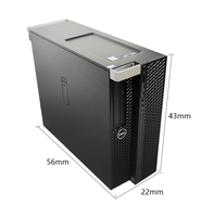 Nouvelle station de travail graphique de précision originale T5820 Tower W-2223 16G 1T en stock, garantie 3 ans, bon prix, PC de bureau