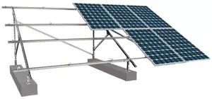 Güneş C çelik enerjisi montaj sistemi panel standı zemin parantez paslanmaz ray bileşenleri