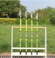 Canne à pêche en fibre de carbone pour la pêche en mer et en rivière, haute résistance, section courte, canne à surf