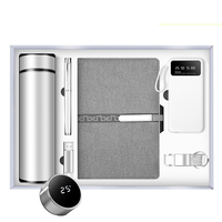 Produits les plus vendus 2026 Promotion Coffret cadeau d'affaires personnalisé comprenant un carnet, un stylo, une bouteille d'eau, une batterie externe pour cadeaux d'entreprise