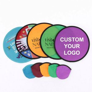 Disco Volador Plegable de Nailon Suave con Logotipo Personalizado, Tamaño de Bolsillo, con Bolsa de Almacenamiento para Eventos de Playa y Fiestas - Product Image 2
