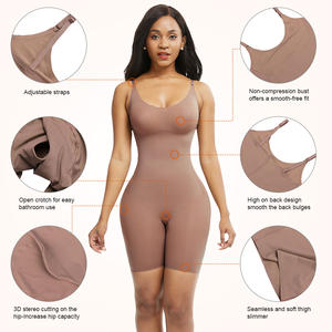 Vente en gros de nouveaux produits de grande taille, body sculptant sans couture, contrôle du ventre, rehausseur de fesses, amélioration des hanches, body sculptant pour femmes, shapewear complet - Product Image 3