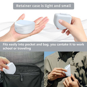 Oferta promocional: Estuche de almacenamiento para aparatos ortopédicos en forma de U, elegante y portátil, perfecto para retenedores de ortodoncia y - Product Image 3