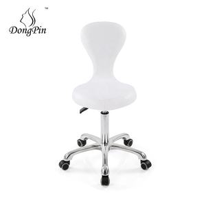 Taburete de salón ergonómico, silla de spa, masaje y oficina médica con ruedas giratorias y respaldo - Product Image 1