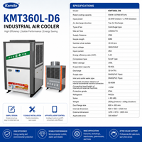 Climatiseur industriel 55KW pour armoire électrique, compresseur scroll R410A, pompe à moteur, soufflerie supérieure, système de refroidissement économe en énergie, grande capacité