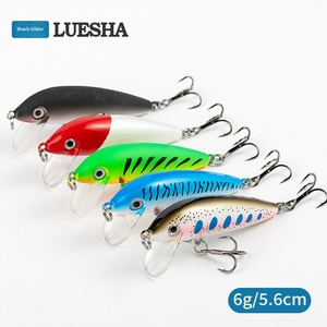 Señuelo de pesca microobjetos tipo Minnow hundible, cebo duro biomimético de ABS para lubina, lucio <span class=keywords><strong>y</strong></span> <span class=keywords><strong>pez</strong></span> mandarín de agua dulce con anzuelos, venta al por mayor - Product Image 2