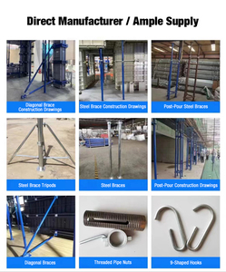 Thép mạ kẽm điều chỉnh jack cắm xây dựng hỗ trợ đạo cụ và bê tông shoring bài viết giàn giáo chống đỡ ván khuôn - Product Image 5