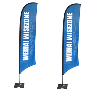 Weihai Wisezone 4.7M Bay Phong Cách Beachflag Lõm Sail Banner Rod Sợi Carbon Lưỡi Quảng Cáo Cờ Khung <span class=keywords><strong>Standee</strong></span> Để Bán - Product Image 1
