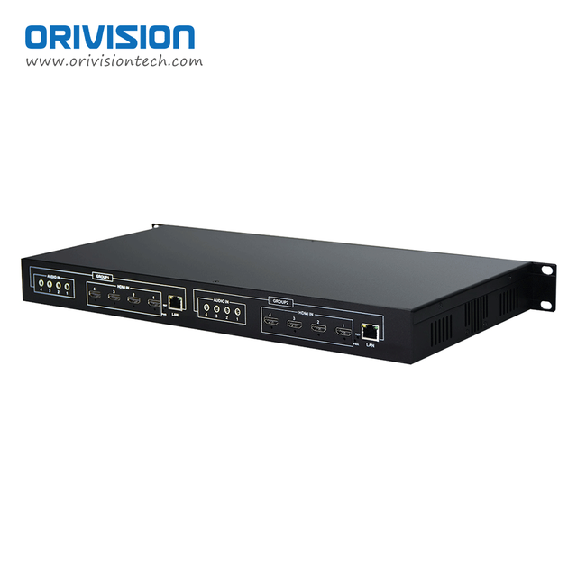 8 Channel HDMI Encoder 4K H265 HEVC H264 IPTV Live Streaming Video Encoder with UDP HLS RTMP RTSP SRT ONVIF