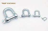 Émerillon à vis forgé en acier au carbone galvanisé de type européen pour usage commercial, avec goupille à vis, taille 5mm-50mm, marque KING WING