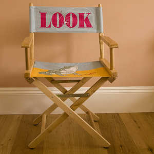 Chaise de Réalisateur Standard à Impression Numérique Haute Définition, Cadre en Bois Dur Chinois Durable, Portable pour Cinéma, Chambre, Parc - Product Image 2