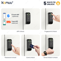 Serrure à code KEMUU pour tiroir, porte, anti-vol, mini casier à code, armoire de gym, serrure de porte intelligente électrique