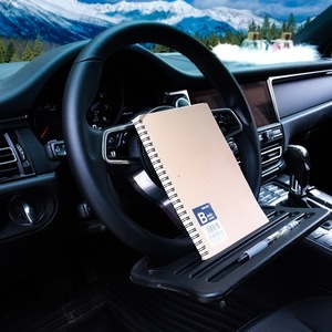 Car Steering <b>Wheel</b> Tray <b>Table</b> Clip On ABS Material Front Seat Laptop Holder Tablet Stand <b>For</b> Driving - Product Image 1