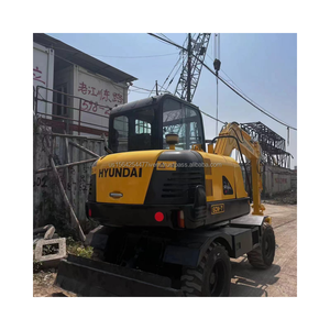 Excavatrice de roue Hyundai 60-7 d'occasion de haute qualité 6 tonnes Cummins Engine Mini Original 2020 Modèle Super Performance - Product Image 1