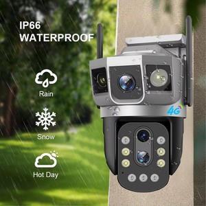 Caméra <span class=keywords><strong>IP</strong></span> PTZ extérieure <span class=keywords><strong>V380</strong></span> <span class=keywords><strong>Pro</strong></span> avec suivi automatique du mouvement, vidéo intelligente 355°, zoom optique 10x, capteur CMOS, vision nocturne, Cloud, 6MP - Product Image 5